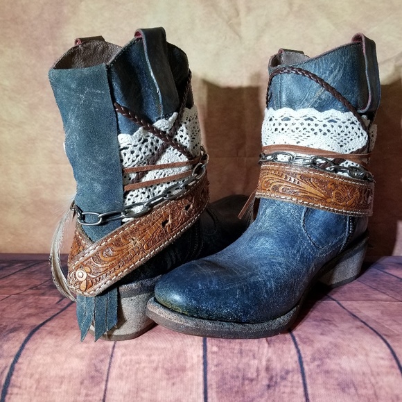 Upcycled Bussola boots - Picture 4 of 6